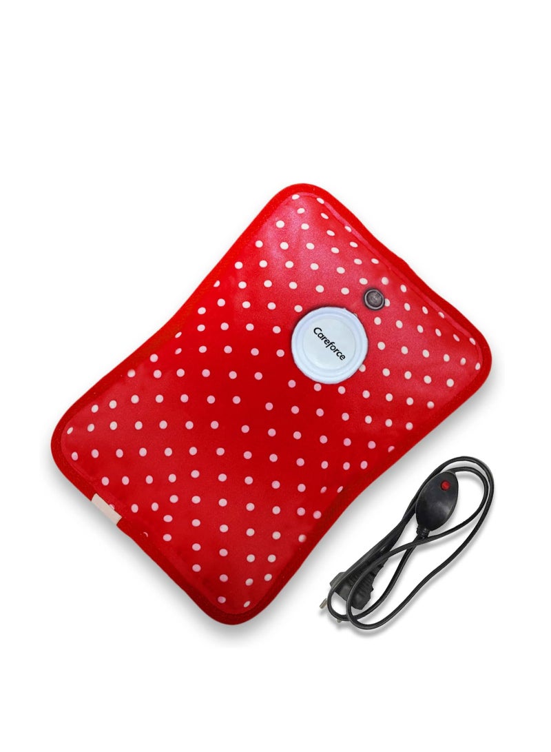 Careforce Electric Water Heating Bag, Water Heating Bag for Shoulder, Back, Neck and Full Body Pain Relief, Electric Heating Bag for Pain Relief During Cramps, Suitable for Menstrual Period - Polka Dot - Color - Image 1