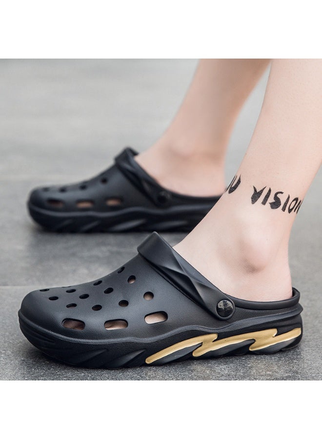 NIBEMINENT Popular Men's Sandals Summer Outer Wear Beach Slippers  Sneakers With  For Outdoor Activities  - Image 2