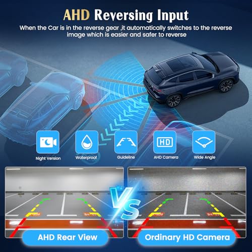 Hikity 2+64G Android 15 Car Stereo for Toyota Vios Yaris 2013 2014 2015 2016 Wireless CarPlay Android Auto,10.1 inch Touch Screen Radio Bluetooth GPS Navigation 26UI WiFi FM RDS+Free AHD Backup Cam - Image 5
