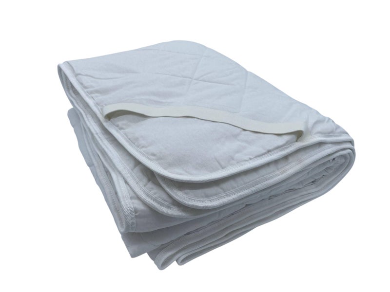 Diva Cotton Hotel Fitted Sheet with 4 Elastic, 180x200 cm - White - Image 2