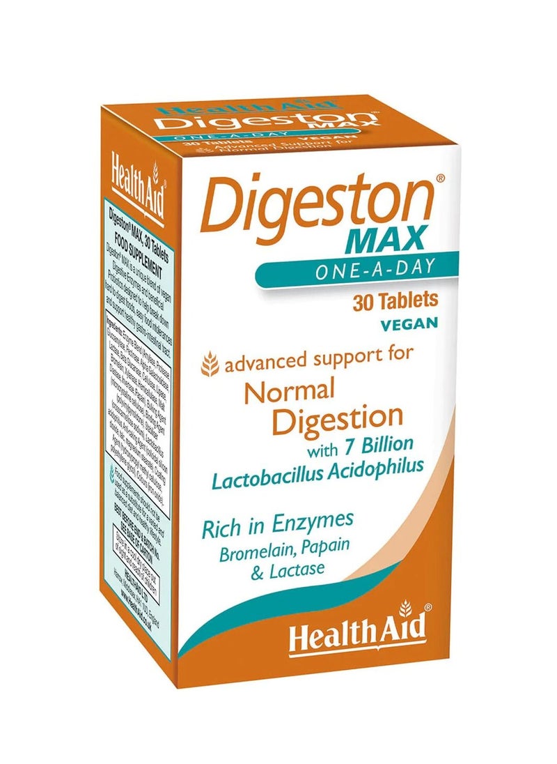 HealthAid - Digeston Max For Normal Digestion 30 Tabs - Image 1