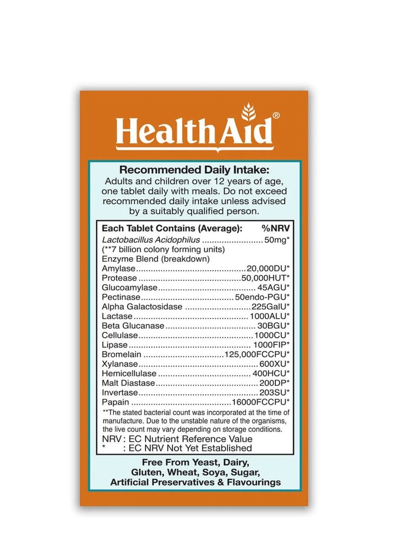 HealthAid - Digeston Max For Normal Digestion 30 Tabs - Image 1