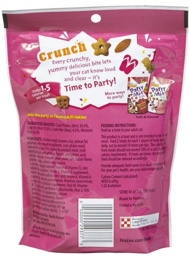 فريسكس مكافآت القطط من شركة فريسكيز بورينا المصنوعة في الولايات المتحدة الأمريكية، بارتي ميكس كاليفورنيا كرانش، 6 أونصة. - Image 2