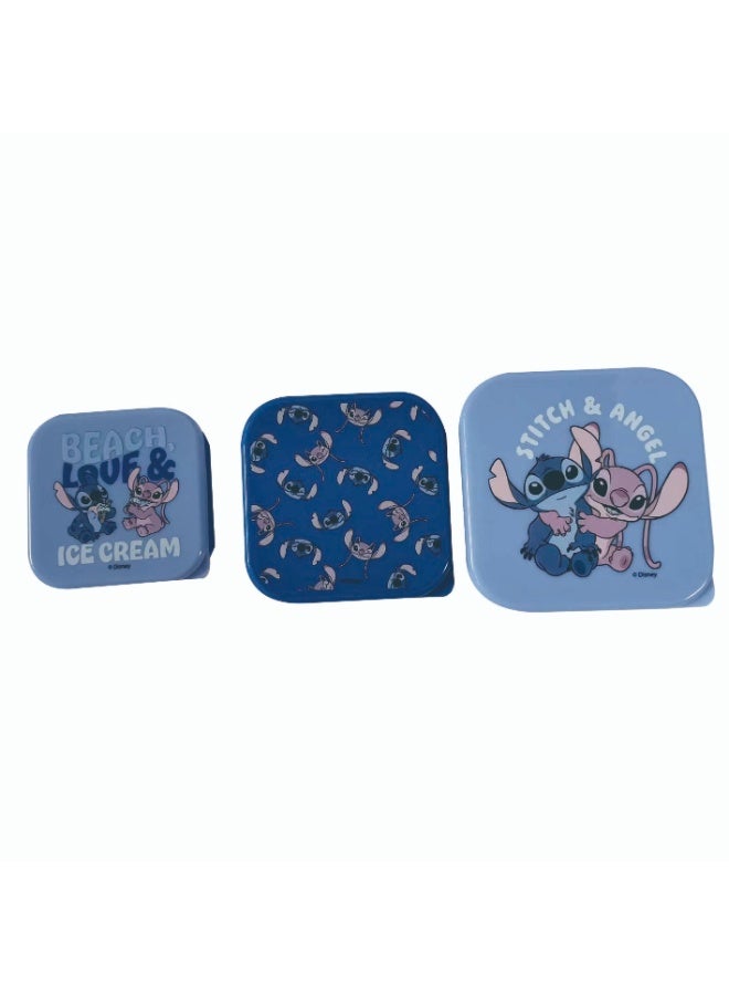 Disney Stitch insulated bag set with 3 pcs food containers and key chain - Image 5