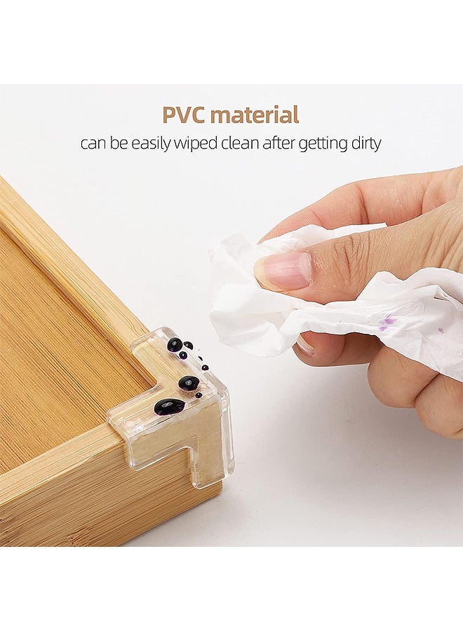 Photon 24 Pcs Clear Corner Protector for Baby, 3 Shapes Guards Furniture Corner Guard, Edge Safety Bumpers with Baby Safety - Image 5