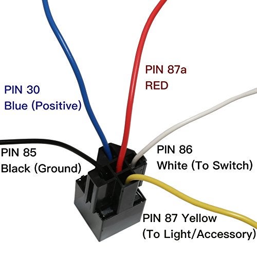 EPAuto 30/40 AMP Relay Harness Spdt 12V, 5-PIN SPDT Bosch Style - 5 Pack - Image 3