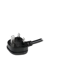 Terabyte 2m Computer Power Cord - BS-1363 to IEC 320 C19 - C19 UK Power Cable Cord - IEC C19 to BS1363 UK Plug, 250V at 13A, Black  - Image 3