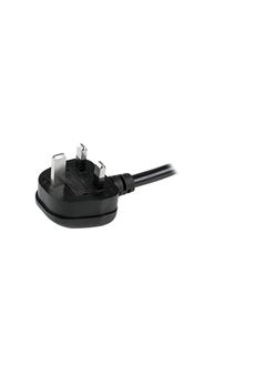 Terabyte 2m Computer Power Cord - BS-1363 to IEC 320 C19 - C19 UK Power Cable Cord - IEC C19 to BS1363 UK Plug, 250V at 13A, Black  - Image 4