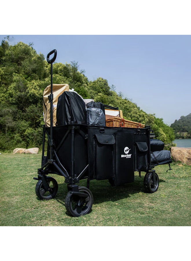 westfieldoutdoor I Fly Outdoor Westfield Outdoor Folding Camping Cart, Outdoor Folding Trolley, Camping Equipment, Camping Picnic Cart, Expandable Large Capacity Campsite Cart - Image 4