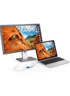 LIXES USB-C to VGA Adapter, USB 3.1 Type C (Thunderbolt 3) to VGA Converter Compatible with MacBook Pro, New MacBook, MacBook Air 2018, Dell XPS 13/15, Surface Book 2 and More (Silver)  - Image 3
