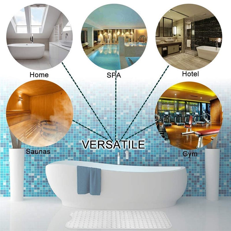 Non-Slip Silicone Bath Mat – Innovative Design with Drain Holes – Comfortable, Safe, and Easy to Clean – Best Choice by FASHION.HOME - Image 4