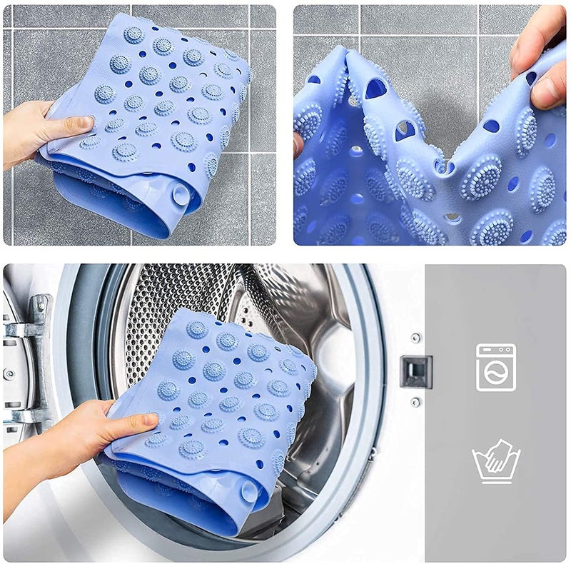 Non-Slip Silicone Bath Mat – Innovative Design with Drain Holes – Comfortable, Safe, and Easy to Clean – Best Choice by FASHION.HOME - Image 5