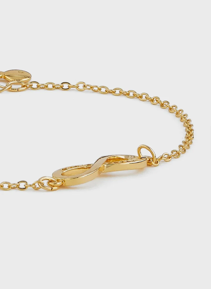 Ginger Infinity Bracelet