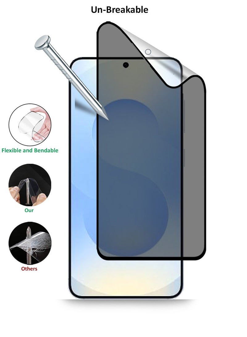 Techie 2 Pack Samsung Galaxy S25 2025 Full Cover Matte Ceramic Privacy Screen Protector - Explosion-Proof, Anti-Bubble, Anti-Fingerprint - Image 2