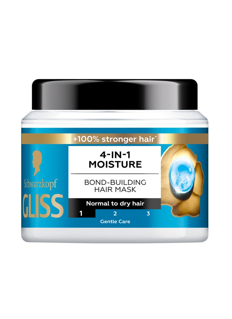 Gliss Schwarzkopf Gliss 4-in-1 Moisture Bond-Building Mask, 400ml - Image 1