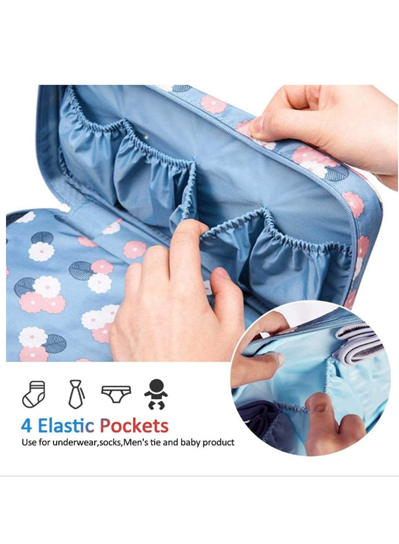 Waterproof Underwear Storage Bag Bra Organizer Pouch for Travel Lingerie Washable Cosmetic Toiletry Case Baby Diaper Storage Solution - Image 3
