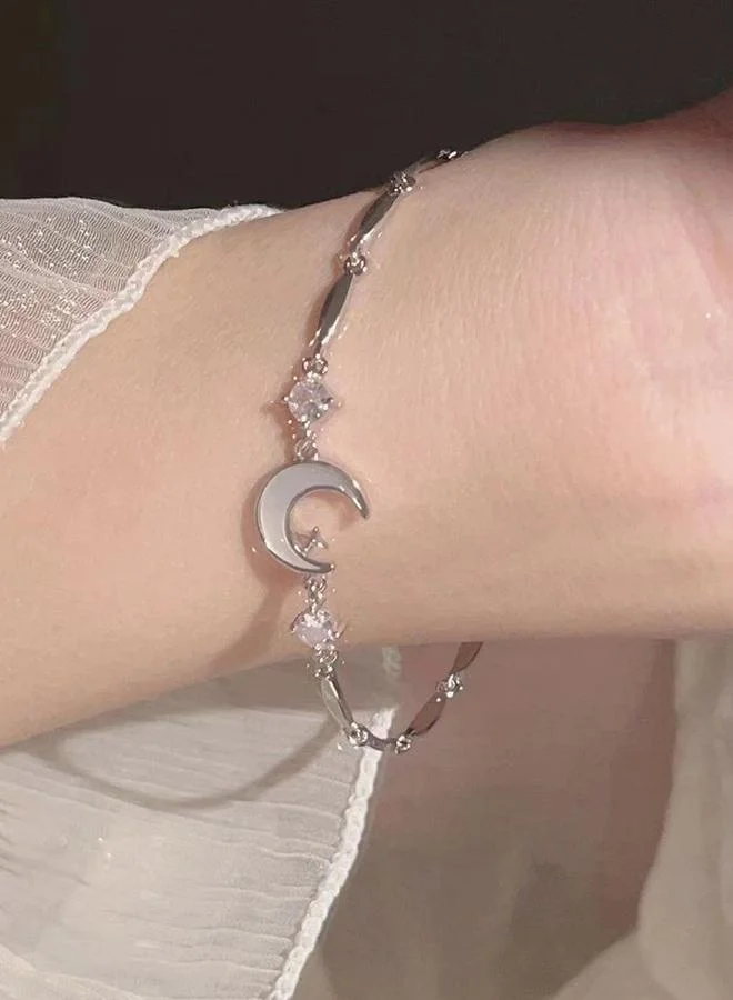 Take Two Moon Charm Bracelet