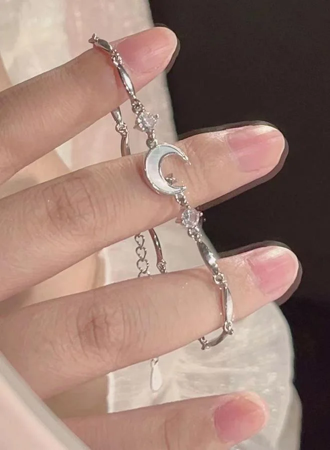 Take Two  Moon Charm Bracelet for Women | Best Price UAE