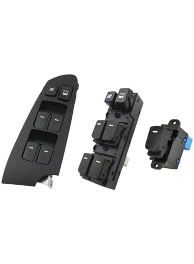 لوحة القاع البيضاء 14 دبوس مفتاح نافذة الطاقة للسيارة الجانب الأيسر للسائق لفورت سيراتو 2010-2013 - Image 4