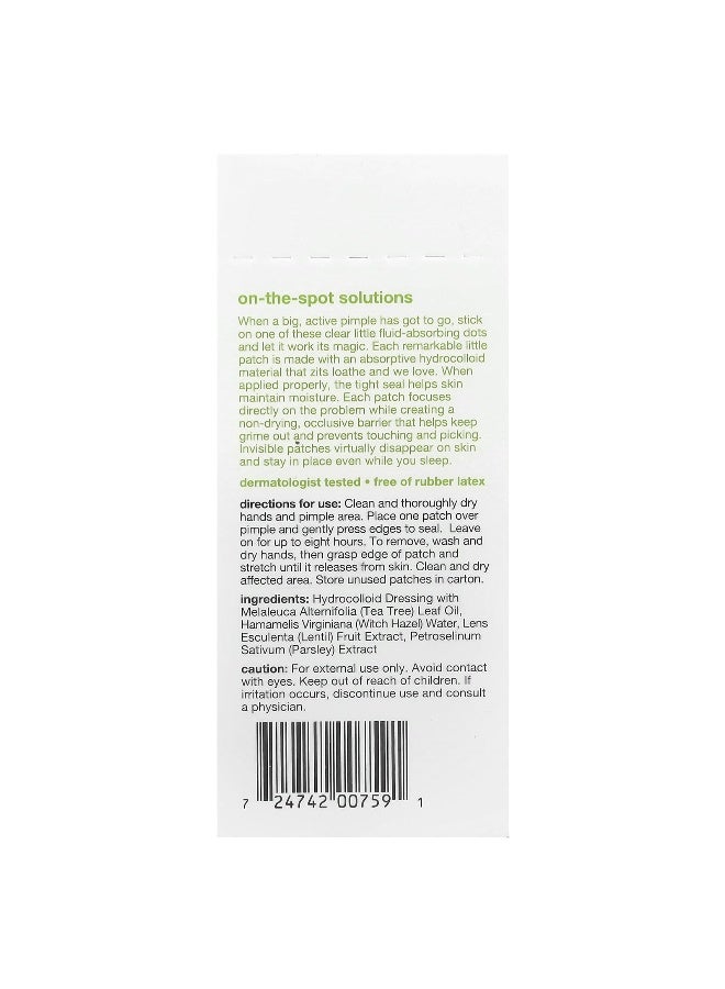 Alba Botanica Alba Botanica, Acne Dote® Pimple Patches, 40 Single Use Hydrocolloid Patches  - Image 2