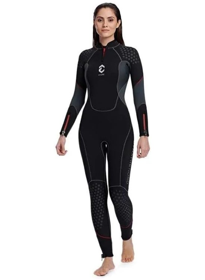 DYNAMICNORD DYNAMIC NORD FULLSUIT WOMEN 5MM SP-52 BLACK/RED  - Image 5