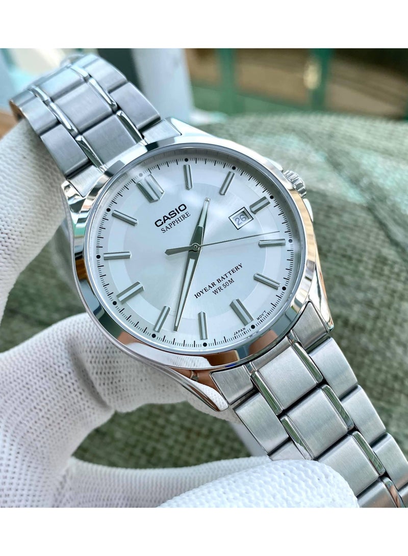 كاسيو Casio Men's Analogue Quartz Watch MTS-100D-7AVEF - Image 2