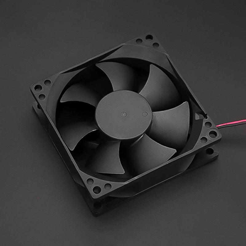 Electronicspices Electronic Spices (Pack of 1) 12v Brushless 3 Inch DC Cooling Fan for Pc Case,CPU Cooler Black (80X80) mm - Image 4