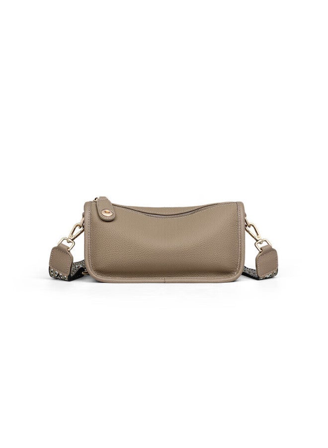 Yuyula Leather Handbag, Women's Crossbody Dumpling Bag, Stylish Brand Shoulder Bag, Birthday Gift With High-end Feel For Girlfriend Or Wife - Image 2