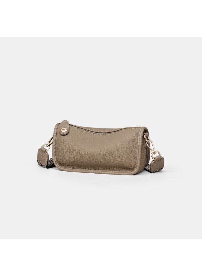 Yuyula Leather Handbag, Women's Crossbody Dumpling Bag, Stylish Brand Shoulder Bag, Birthday Gift With High-end Feel For Girlfriend Or Wife - Image 1