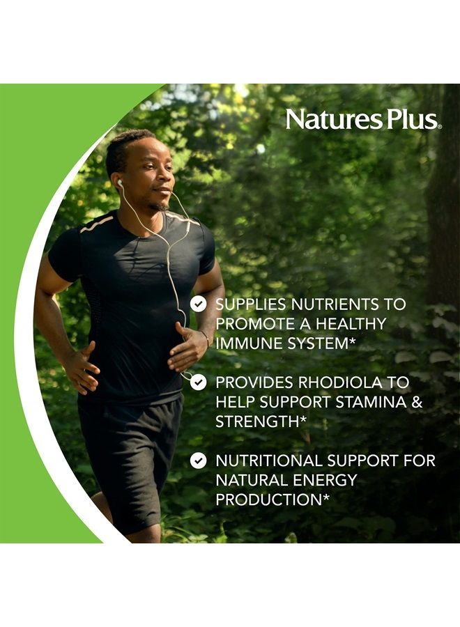 Nature's Plus NaturesPlus Source of Life Men Multivitamin - 60 Vegetarian Tablets - Whole Food Supplement - Natural Energy Production & Overall Wellbeing for Men - Gluten-Free - 30 Servings - Image 3