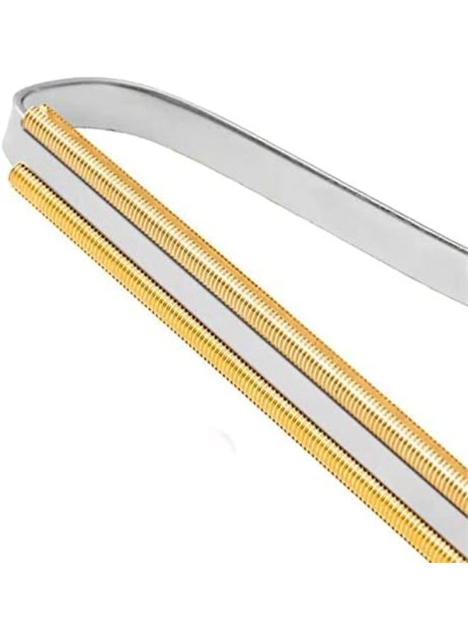 منظف وبر وإزالة شعر الحيوانات الأليفة – أداة محمولة قابلة لإعادة الاستخدام مزدوجة الجانبين بمقبض خشبي ورأس نحاسي متين لإزالة الوبر والغبار من الملابس والأثاث والسجاد (قطعة واحدة) - Image 2