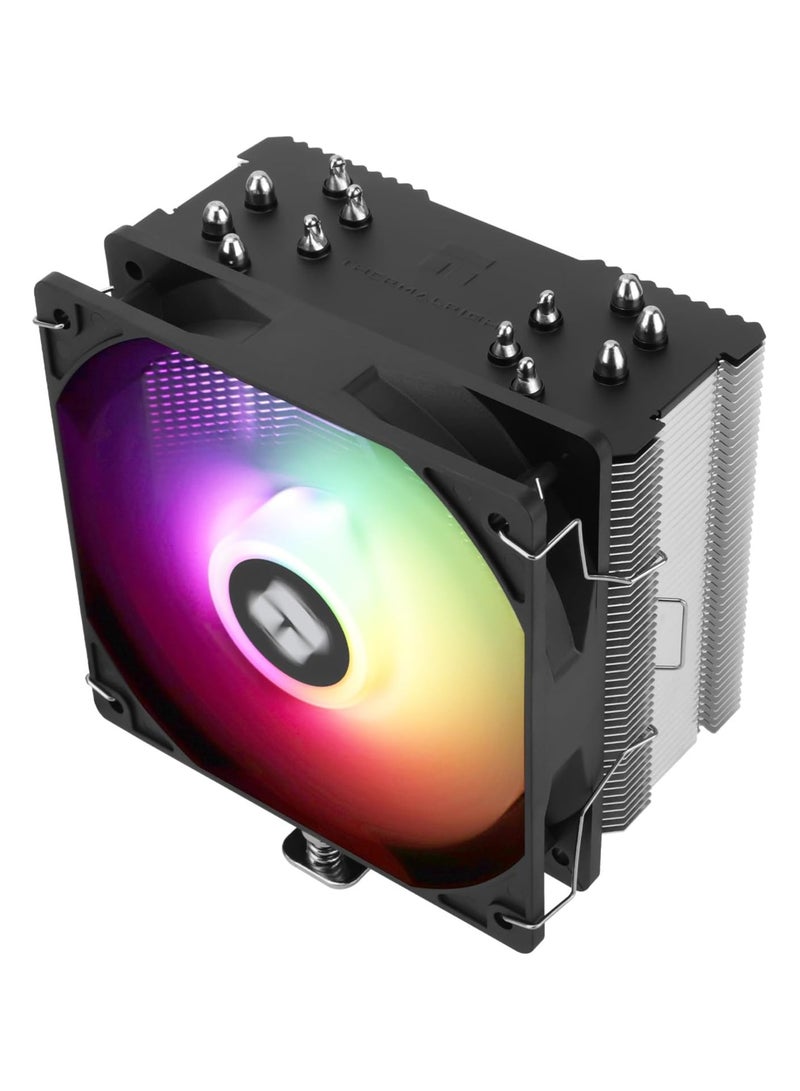 ثيرمالرايت مبرد وحدة المعالجة المركزية Thermalright Burst Assassin 120 SE ARGB، مبرد مشتت حراري بستة أنابيب حرارية، مبرد هواء وحدة المعالجة المركزية بمروحة PWM 12 سم، تقنية AGHP، متوافق مع Intel LGA1851/1700/115X/1200 - Image 1