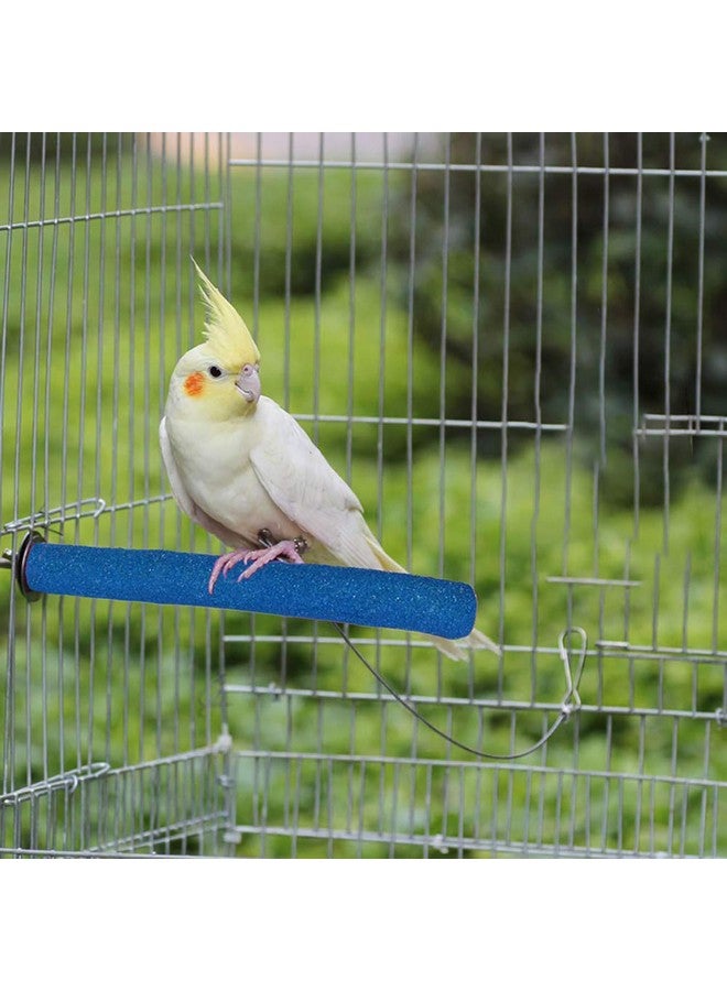 Hamiledyi 8 PCS Bird Perch Stand Toy Wood Parrot Paw Grinding Stick Perch Stand Platform Parakeet Cage Accessories Exercise Toys for Budgies Cockatiel Conure - Image 4