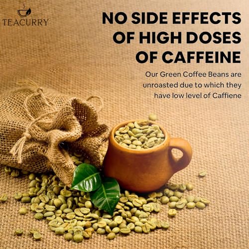 Teacurry Arabica Green Coffee Beans Whole (50 Gram, Unroasted) Raw Coffee Beans | 100% Natural and Fresh - Image 4