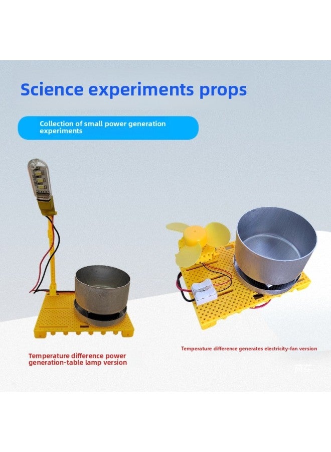 Thermoelectric Generator Science And Technology Festival Small Invention Handicraft Class Homework Small Table Lamp Semiconductor Cooling Film Experiment-Specification:(temperature Difference Power  - Image 5