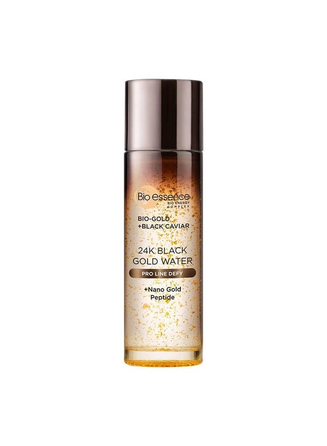 Bio Essence Bio-Essence Bio-Gold 24K Gold Black Gold Water (100ml) | Essence for Hydrating skin, Smoothening wrinkles, Glowing skin and Reducing Dark spots | For all skin types - Image 1