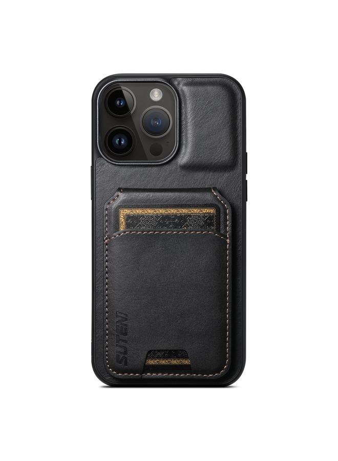 Suteni Case For iPhone 13 Pro H02 Leather Wallet Stand Back Phone Case - Image 1