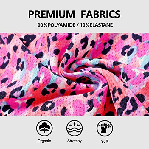 voenxe Seamless Thongs for Women No Show Thong Underwear Women 5-10 Pack (G-5 Pack Leopard Print, Large) - Image 5