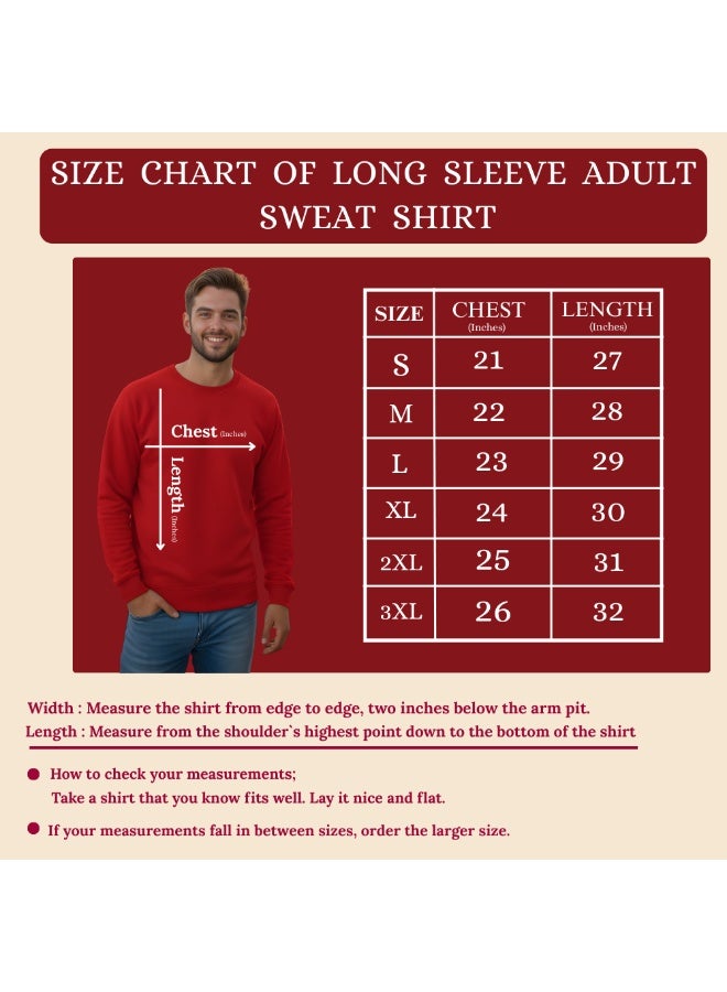 PRINTSHOP4ME Valentine's Day Matching Couple Sweatshirts–Comfortable Round Neck Long Sleeve Cotton Sweatshirts–Romantic Couple Outfits - Image 2