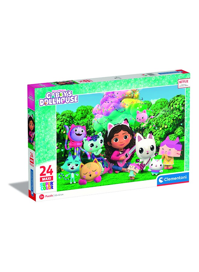 Clementoni 24 Piece Maxi Puzzle – Gabby’S Dollhouse | Kids Puzzle Large Pieces Age 3+ - Image 1