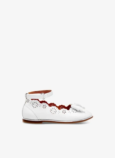 Barefeet Girls Laser Cut Mary Jane Shoes with Scallop Detail Ramadan Collection