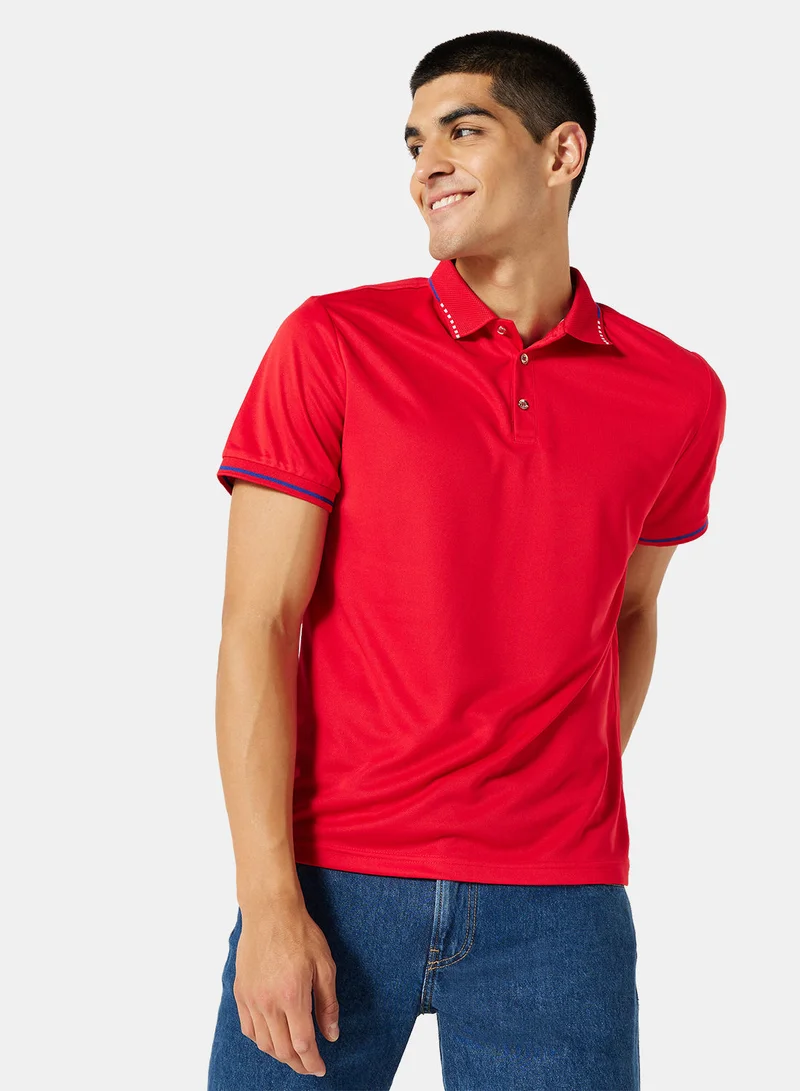 ستايلست بارك Basic Collared Pique Polo