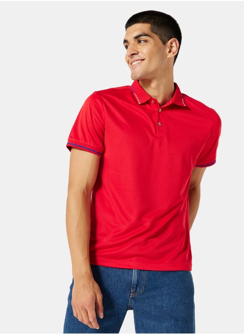 Basic Collared Pique Polo