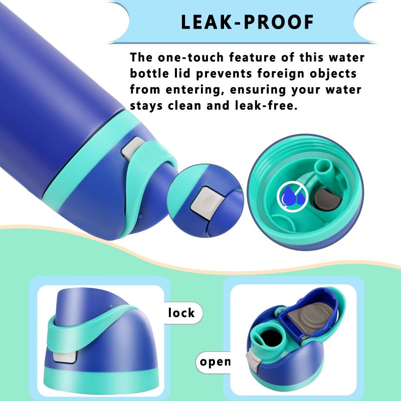 NTIERA Replacement Lid for Owala Freesip,Compatible with Owala Freesip Water Bottle 16oz 24oz 32oz 40oz,Premium Replacement Accessories for Owala Cap,LeakProof,BPA-Free(Navy Blue) - Image 4
