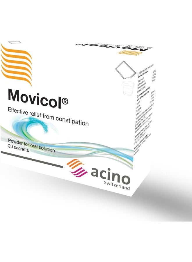 موفيكول 13.8 جرام كيس مسحوق للمحلول الفموي 20 كيس - Image 2