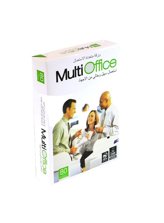 مالتي أوفيس ورق نسخ مقاس A4 من Multi Office - عبوة مكونة من 500 ورقة - Image 1