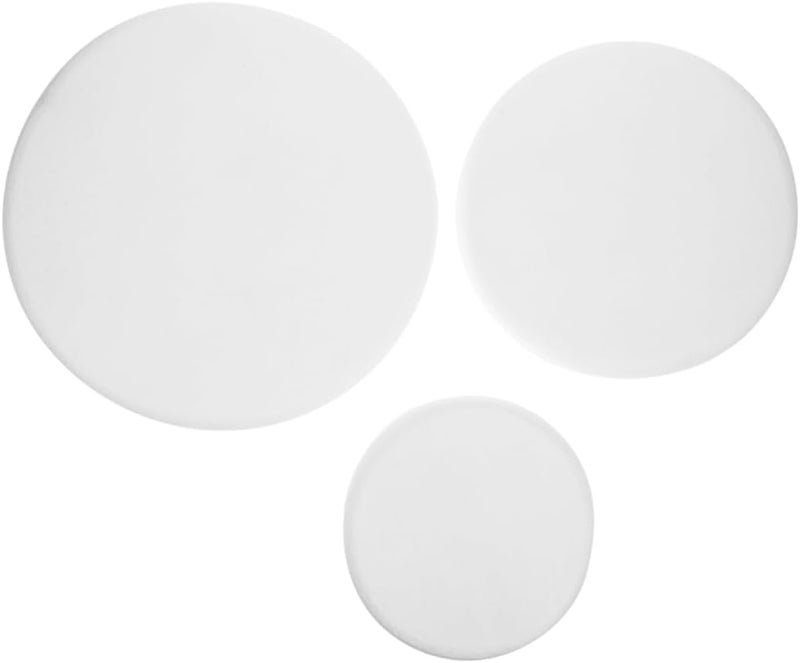 Generic 3pcs Round Foam Cake Dummies for Baking and Decorating for Practice and Cake Design Essential for Baker Collection - Image 1
