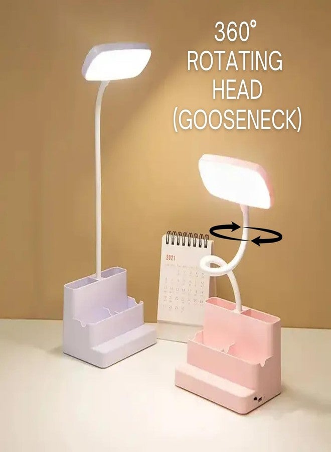 ascension LED Desk Lamp for Students Portable Night Lamp with Warm & Cool Light Energy Saving Flexible Neck USB Rechargeable Decorative Item for Gifting Children Nursery Bedroom Home Decor(Assorted) - Image 5