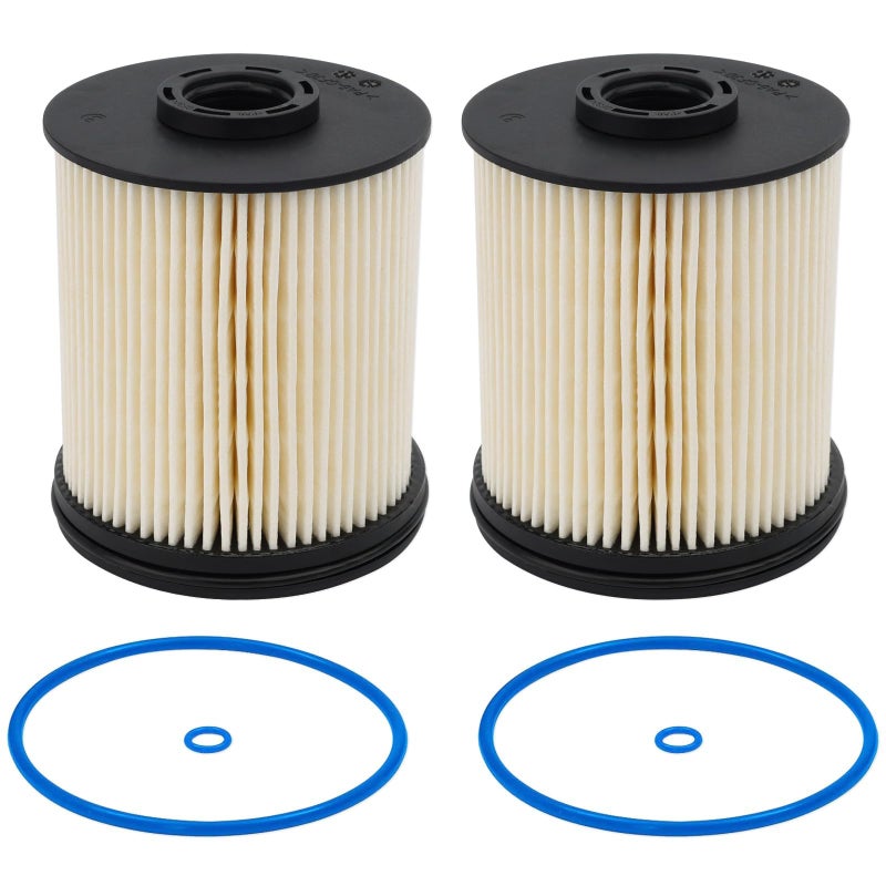 RARAYC 2 Pack TP1015 Fuel Filter Compatible with 2017-2024 Chevy Cruze, Silverado, GMC, Sierra 6.6L & 3.0L Duramax Fuel Filter - Image 1