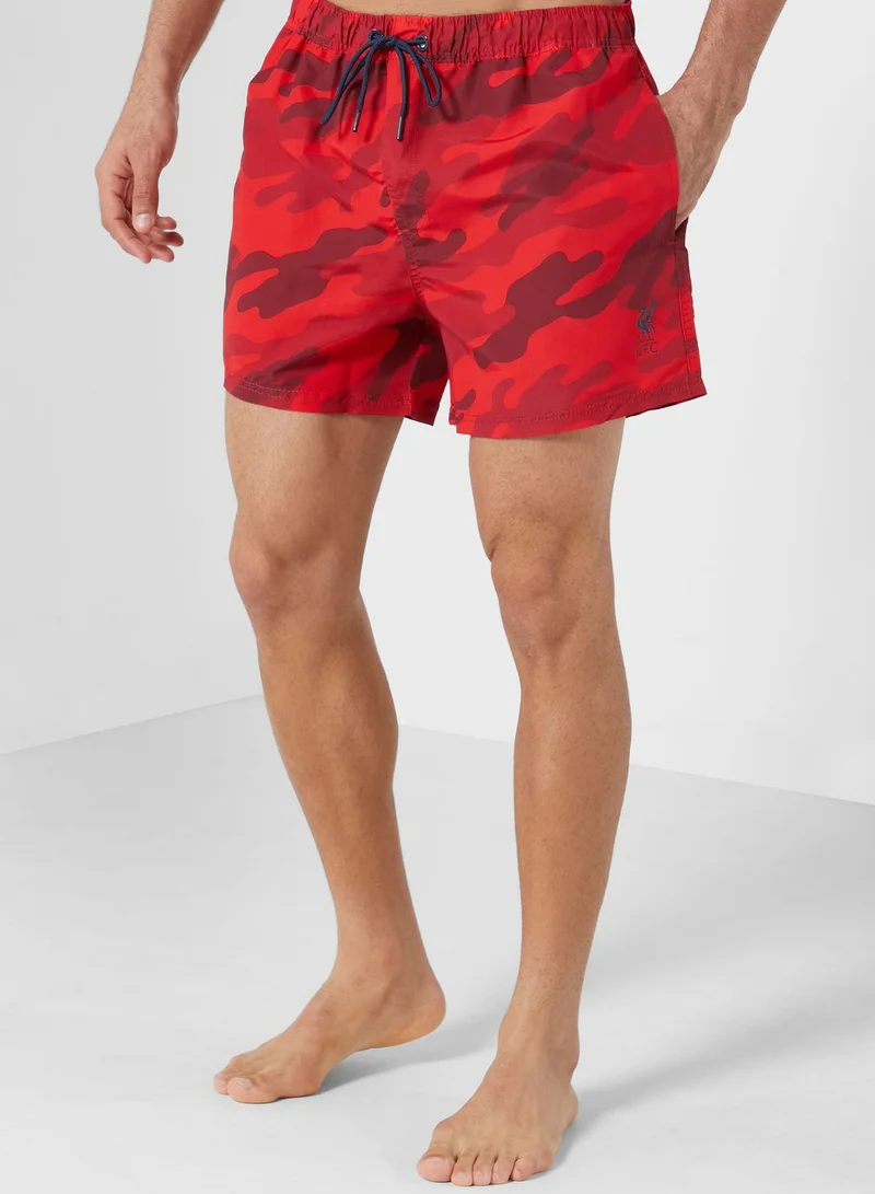 Liverpool FC Liverpool Camo Swim Shorts